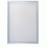 Cadre porte-affiche clipsable en aluminium - 60x80cm - Système clic-clac, gris, 2.45 kg