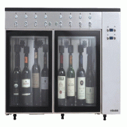 KLIMAITALIA Machine à azote 8 bouteilles. Distributeur numérique. Régulateur température électronique compartiments séparés. T° +4°C/+18°C.