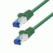 LogiLink Professional Câble patch, Cat. 6A, S/FTP, 0,25 m, vert - vert 4052792020441
