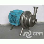 Pompe centrifuge APV-SPX W+35/55 - 7.5 KW - Conception hygiénique - Corps et carénage en acier inoxydable