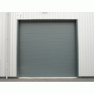 Porte sectionnelle industrielle isolée  / repliable en plafond / pleine