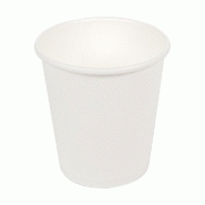 Pot en carton 120ml Ø6/4.5x6.5cm blanc - par 1000