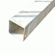 Poteau de signalisation carré WP Signalisation - acier galvanisé - dimensions ajustables 40x40mm ou 80x80mm Poteau de signalisation carré WP Signalisation - acier galvanisé - dimensions ajustables 40x40mm ou 80x80mm