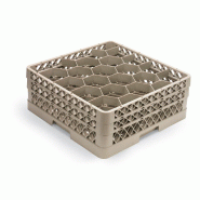 PUJADAS panier de base 50 x 50 x 10 cm. 20 compartiments - beige plastique polypropylène 29419867509