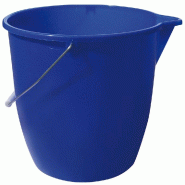 Seau plastique 12 L à bec bleu Seau plastique 12 L à bec bleu