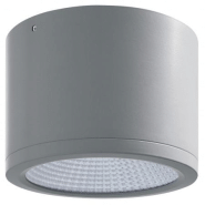 Spot saillie buis ip54 led cob 32 w - diamètre 160 mm angle de 50 ° 3000k gris