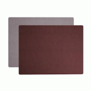 Stil Casa, set de 12 sets de table bicolores, polyuréthane contrecollé cousu, 41xh. 31 cm, finition dollar couleur bordeaux/rose. - TOV-D-BC Stil Casa, set de 12 sets de table bicolores, polyuréthane contrecollé cousu, 41xh. 31 cm, finition dollar couleur bordeaux/rose. - TOV-D-BC