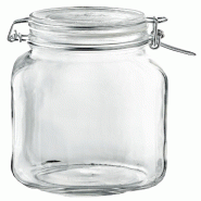 Van Well Pot en verre Bormioli Fido cl.50 avec terrine à fermeture hermétique - transparent verre 85291