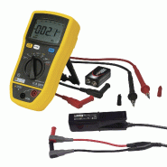 CHAUVIN ARNOUX - CA 5231 - Multimètre compact TRMS 6000 points avec bargraphe et rétroéclairage - Tensions AC-DC, Résistance, Continuité, Test diode, Position basse impédance en tension AC, 600V CAT IV