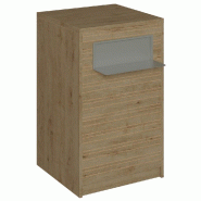Comptoir Vertigo H T04 naturel solo L60cm 1 tabl.Couliss.2tabl.Amovibles chênec