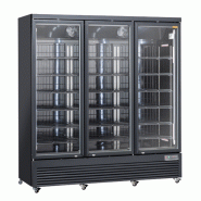 Congélateur vertical noir 3 portes vitrées 1200l - PRFG 1900B