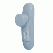 Demi ensemble réversible à bouton fixe pour cylindre profil européen argent - JPM - en3600-03-0a - 482446 Demi ensemble réversible à bouton fixe pour cylindre profil européen argent - JPM - en3600-03-0a - 482446