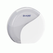 Distributeur papier toilette Mini Jumbo Lucart Identity - blanc - rouleau 220 mm max_0