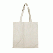 ECOLOMIQUE - 10 Pcs - Sac Lunch en coton 360x220mm H270mm - beige textile 294COLUNCH3722