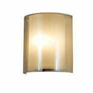 Fabas Luce Applique Murale Maribel Ambre En Métal, Verre Et Méthacrylate, Douille E27 40W, Indice Ip20, Dimensions 23X11,5X32,5 Cm Par Maribel Light