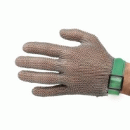 Gant de protection Niroflex en cotte de maille inox taille XS sangle verte - vert 3467310770011 Gant de protection Niroflex en cotte de maille inox taille XS sangle verte - vert 3467310770011