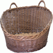 ITALCONCEPT Corbeille Osier Vans Ecorce+Lasure - 3616350028990