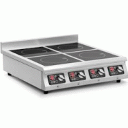 Royal Catering - Royal Catering RCIK-3500IC4.2 Cuisinière à induction 4 x 20 cm 10 niveaux Minuterie Cuisinière électrique induction Cuisinière - Royal Catering - Royal Catering RCIK-3500IC4.2 Cuisinière à induction 4 x 20 cm 10 niveaux Minuterie Cuisinière électrique induction Cuisinière -
