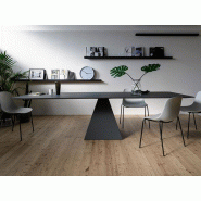 Table de réunion design - Landing en aluminium - Infiniti - Plateau en aluminium et Piètement en MDF - L250/300 P120 cm - Garantie 3 ans Table de réunion design - Landing en aluminium - Infiniti - Plateau en aluminium et Piètement en MDF - L250/300 P120 cm - Garantie 3 ans