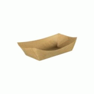 Thouy Barquettes en carton kraft 300 mL par 250 - 3701114807420 Thouy Barquettes en carton kraft 300 mL par 250 - 3701114807420