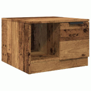 VidaXL Table basse vieux bois 50x50x36 cm bois d'ingénierie Modèle Raffiné Élite - 856848