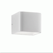Zafferano Applique LED blanche Cubetto IP20 5,6W - blanc 8056300199458