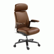 AC ANGEL CERDA Angel Cerdá Fauteuil de bureau pivotant en similicuir marron 4211C 74 x 70 x 118 - marron fourrure 8435631043898