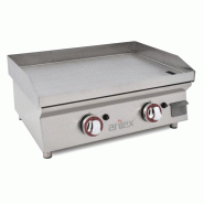 Arilex plancha à gaz 60 cm 60PGRN en acier rectifié 15 mm 60PGRN. Arilex - G60PGRN