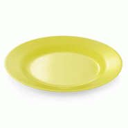 Assiette plate mélamine Ø 23 cm jaune lot de 12 - Was Germany - jaune matière synthétique 4044925022507