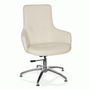 Chaise de bureau / Chaise polyvalente SHAKE 300 similicuir blanc hjh OFFICE - blanc plastique 670580