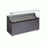 Congélateur vitré de glace MIRABELLA 9 (439 / 306 L) Gris TEFCOLD