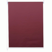 Décoshop26 - Store enrouleur de fenêtre occultant protection solaire store à tirage latéral 70x230cm opaque bordeaux 04_0004552 - 3000465132695