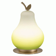Fabas Luce Lampe De Table Wilma 8W Led Intégrée 3000K Vert/Laiton Satiné, Variateur Tactile, Ip20, 230V, Design En Métal Et Verre - Wilma - multic