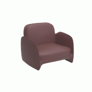 Fauteuil lounge in & out PEZZETTINA - grenat