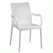 Fauteuil visiteur intérieur-extérieur empilable So Pomezia - P01_0