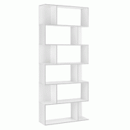 Helloshop26 - Étagère jusqu'à 8 kg charge par compartiment 192 cm blanc  03_0004687 - 3000560199784