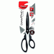 Maped Ciseaux Expert Diamond, bout pointu, long. 21 cm, coloris noir/blanc - 3154146979106