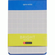 MIQUELRIUS Bloc Bright 13,5x19, 80 feuilles 80 g/m², couv. Bleue, ligné - 8422593082614
