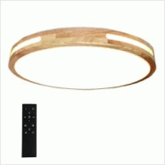 Papuq Plafonnier LED 40W avec télécommande, réglable 2700K-6500K et intensité, Ø40cm, finition blanche et bois chêne naturel. - métal 8436613830772 Papuq Plafonnier LED 40W avec télécommande, réglable 2700K-6500K et intensité, Ø40cm, finition blanche et bois chêne naturel. - métal 8436613830772