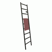 PURLINE Sèche-serviettes électrique haut en forme d'escalier NTW STAIR B (noir) - noir inox 8436607027270