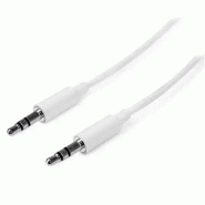 StarTech Cble Audio Stéréo Mini-Jack 3.5mm Slim de 3 m