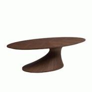 Table basse Edgar - Marron Ovale Bois Amadeus 160x80 cm - marron 3520071973951 Table basse Edgar - Marron Ovale Bois Amadeus 160x80 cm - marron 3520071973951