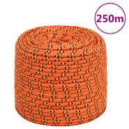 Vidaxl corde de bateau orange 10 mm 250 m polypropylène 152668