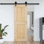 Vidaxl porte narvik 80x210 cm bois massif de pin 154437