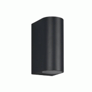 Applique Murale Extérieure, 2xGU10 Anthracite, IP44 - Trio - Roya - noir 4017807453171