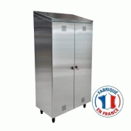 Armoire à balais 2 portes battantes mac10 - sofinor Armoire à balais 2 portes battantes mac10 - sofinor
