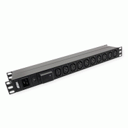 ATEN PE0218SG PDU de base 1U 16A avec protection contre les surtensions, 18 ports_0