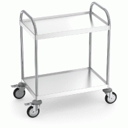 Chariot de service avec 2 étagères 835x535x975 mm. Par Fricosmos - G076002