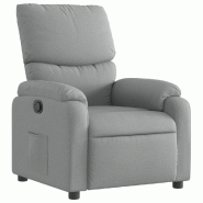 Fauteuil inclinable Gris clair Tissu Modèle Fermoniax - 373410
