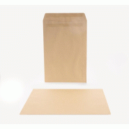 HAMELIN Boîte de 250 pochettes kraft 229x324 (C4), 90 g/m², autocollantes - 3020126592033